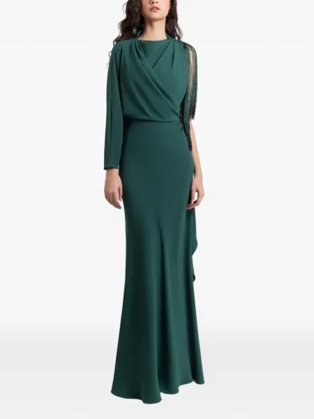 Maxi rochie maxi Gemy Maalouf de costum verde