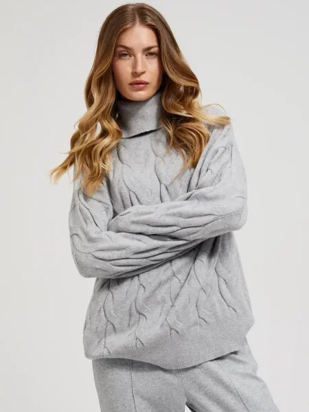 Pulover Marisse gri
