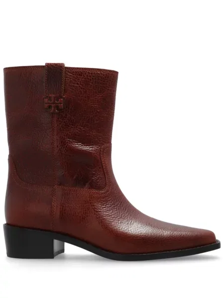 Cizme de cowboy Tory Burch maro