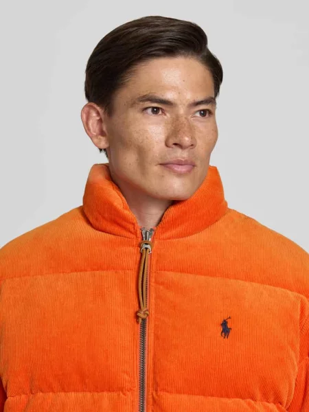 Bomberka o kroju regular fit z czystej bawełny Polo Ralph Lauren pomarańczowa