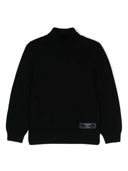 Sweter dziecięcy Balmain czarny