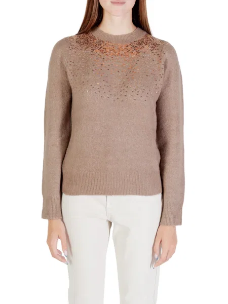 Pulover Jacqueline De Yong cu paiete maro