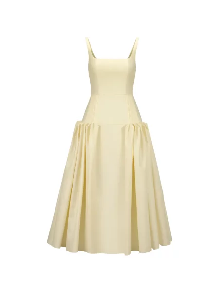 Rochie midi The Arkow galben