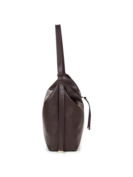 Geanta hobo Armani Exchange din piele maro