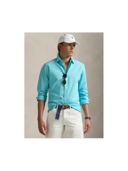 Koszula Polo Ralph Lauren casual niebieska