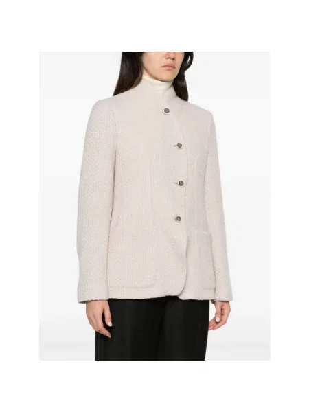 Marynarka Emporio Armani wełniana beżowa