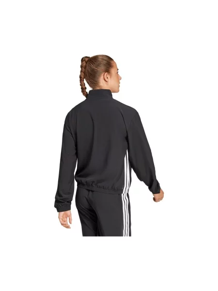 ADIDAS PERFORMANCE Sportovní bunda Essentials černá bílá