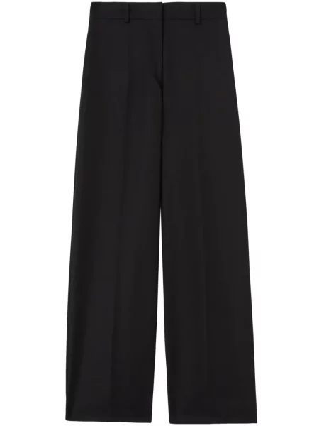 Spodnie Palm Angels z wysoką talią czarne