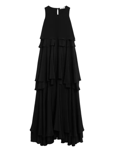 Rochie midi Ami Paris fără mâneci până la genunchi de costum negru