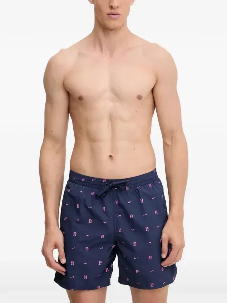 Slip de baie Nike alergare cu autograf cu glugă roșu