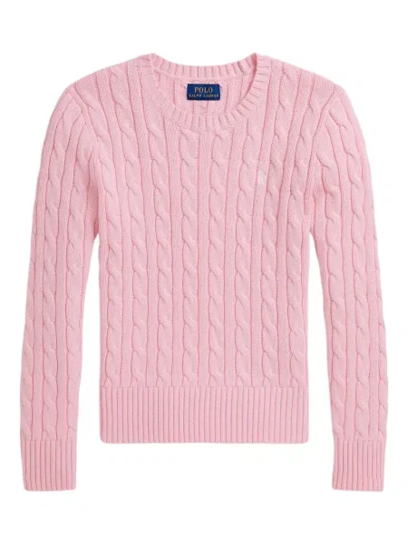 Sweter dziecięcy Polo Ralph Lauren różowy