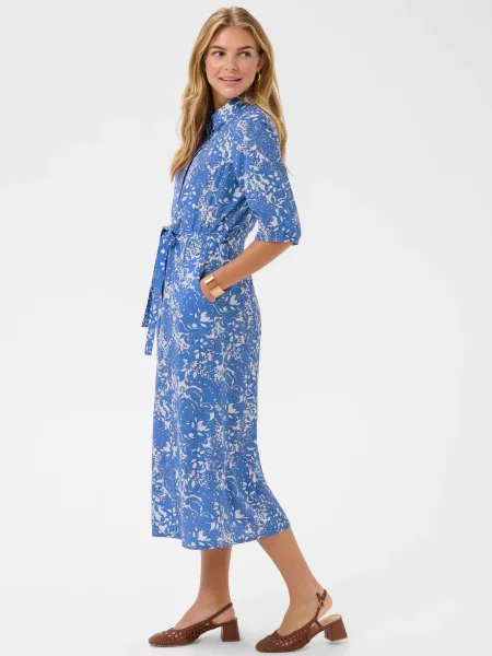 Cream Rochie tip bluză CRTiah albastru regal alb