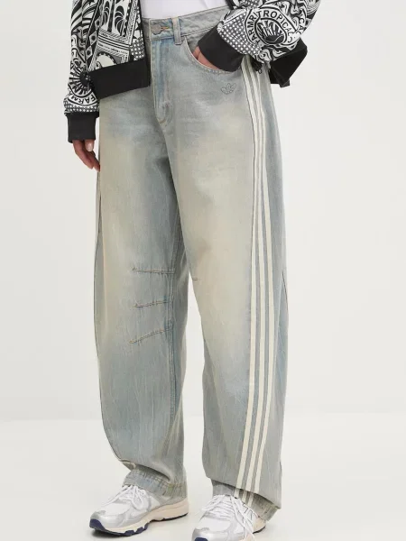 Τζιν adidas Originals DENIM BN PANT μπλε