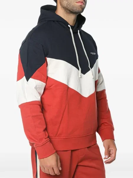 Hanorac cu glugă Armani Exchange cu cordon roșu