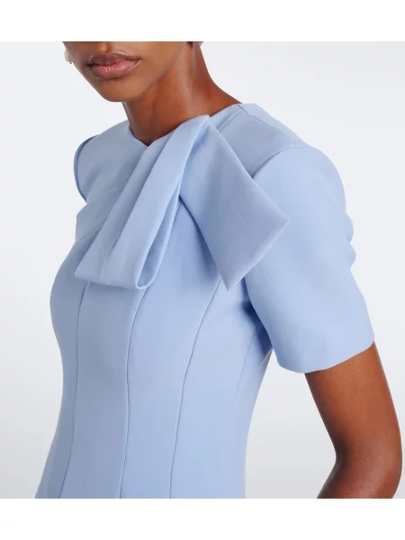 Rochie de cocktail Roland Mouret cu funde albastru