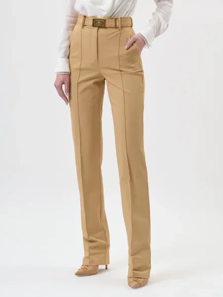 Брюки Elisabetta Franchi бежевые