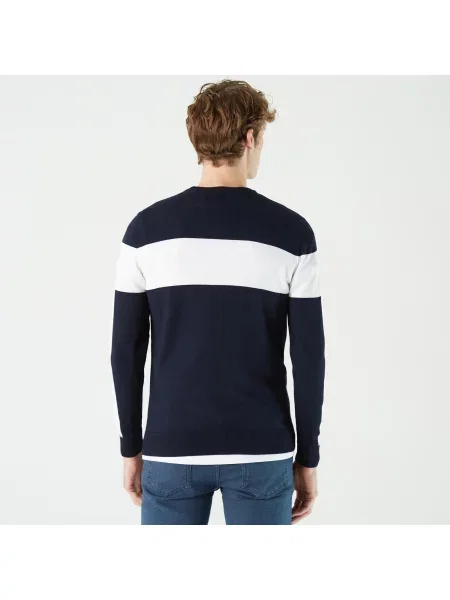 Lacoste Sweter granatowy