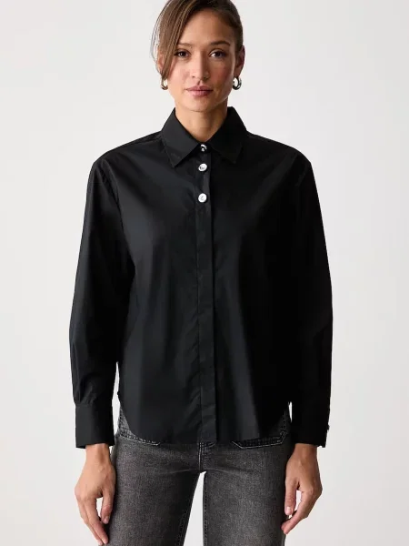 United Colors of Benetton cămașă pentru femei din negru
