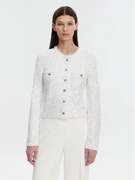 MICHAEL Michael Kors Кардиган бял