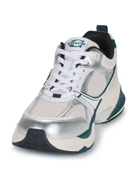Sneakerși Coach plasă alb