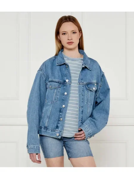 Calvin Klein Jeans Geacă de blug albastru