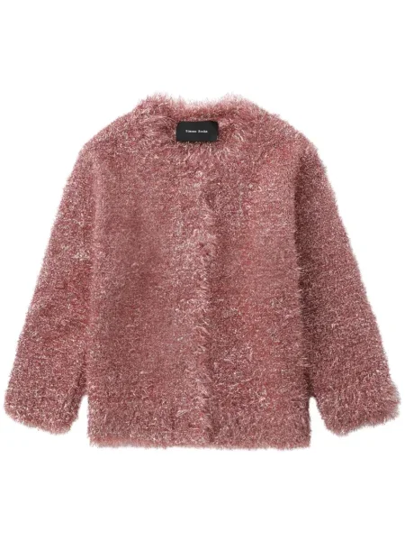 Cardigan Simone Rocha tricotate roz