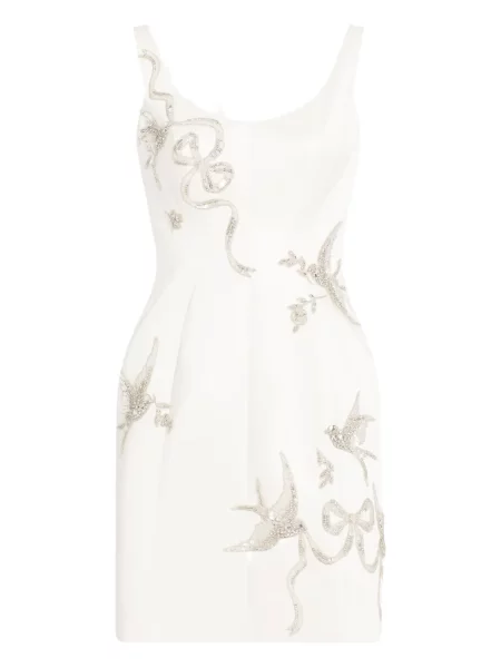 Rochie mini Jenny Packham de costum alb