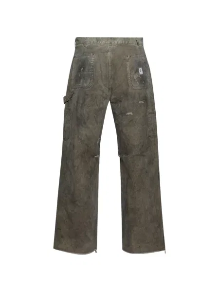 Ceruit pantaloni Paly din canvas maro