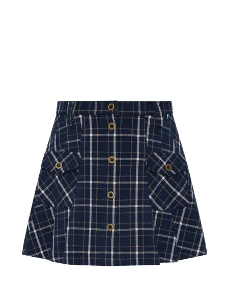 Mini fusta plisata The Upside plisată albastru