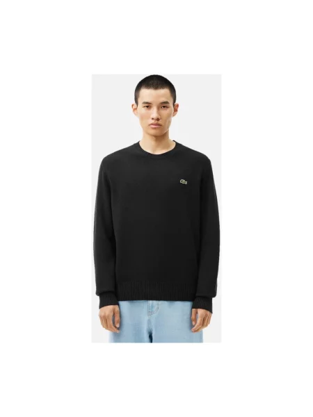 Lacoste Sweter schwarz czarny
