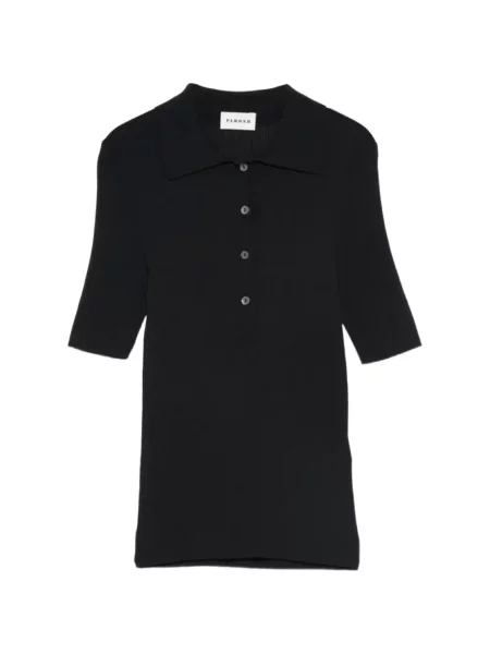 Tricou polo P.a.r.o.s.h. tricotate negru
