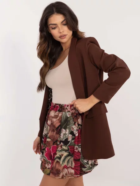 Fustă Fashionhunters cu imagine negru