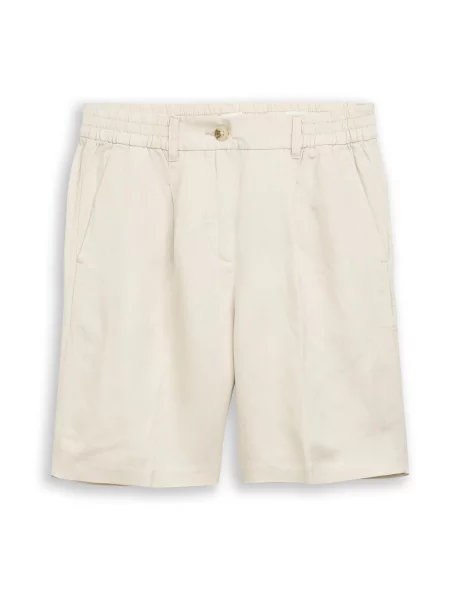 TOM TAILOR Pantaloni cutați kitt alb