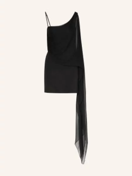 Eb Denim Sukienka Koktajlowa Tara schwarz czarna