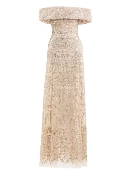 Rochie maxi Saiid Kobeisy cu mărgele