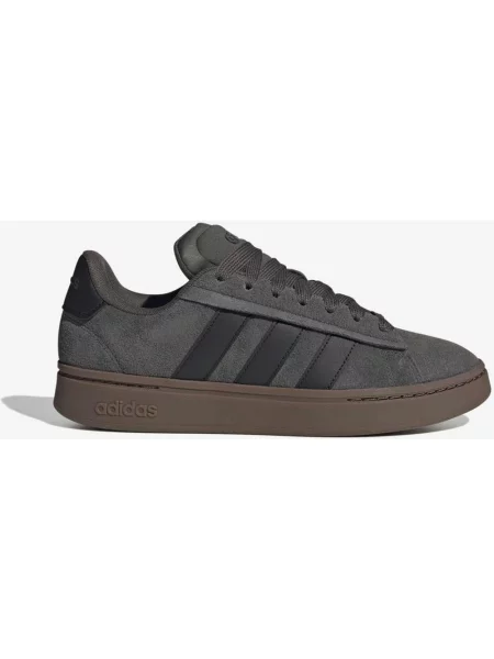 Buty do biegania adidas Grand Court Alpha ciemnoszary ciemnobrązowy 40 czarny