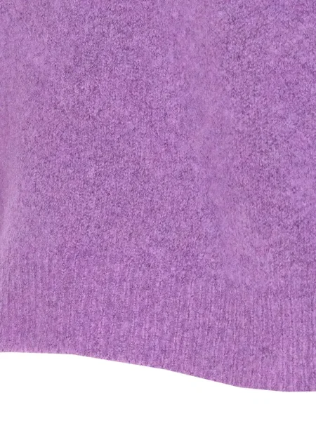 Pulover Roberto Collina cu decolteu rotund violet