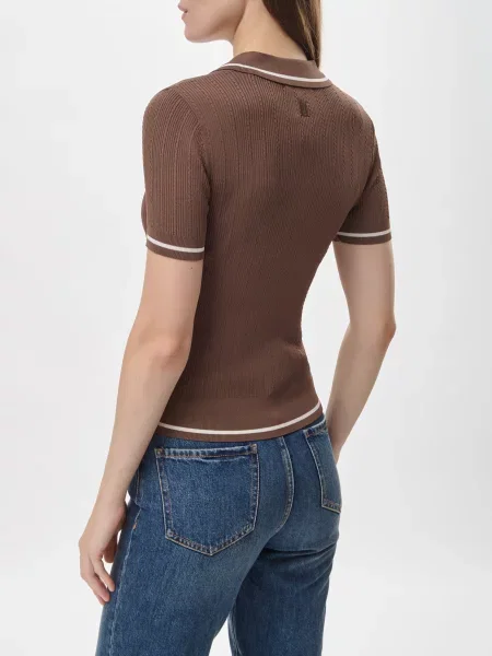 Поло Armani Exchange коричневе