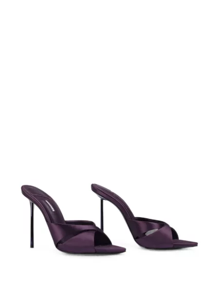Sandale Le Silla din satin violet