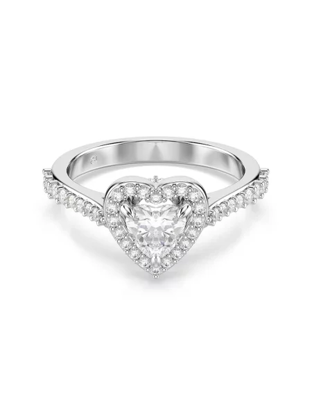 Swarovski inel UNA argintiu