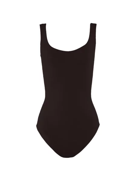 Body Wolford fără mâneci maro