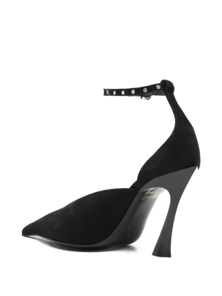 Pantofi cu toc Mugler din piele negru