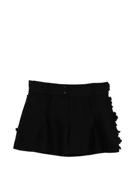 Pantaloni culottes Jnby cu model floral negru