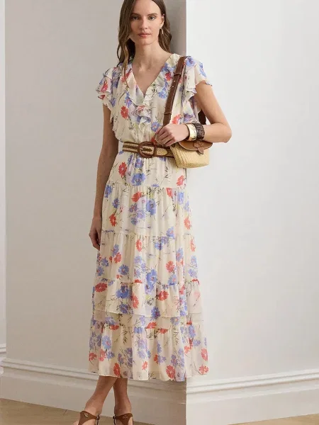 Lauren Ralph Lauren rochie bej