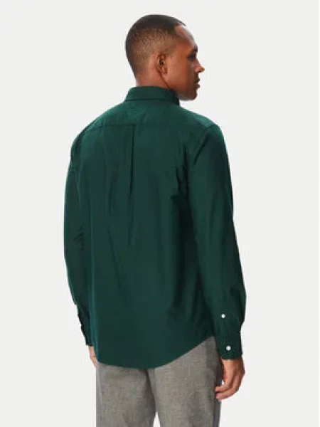 Tommy Hilfiger Srajca Solid Heritage Temno zelena