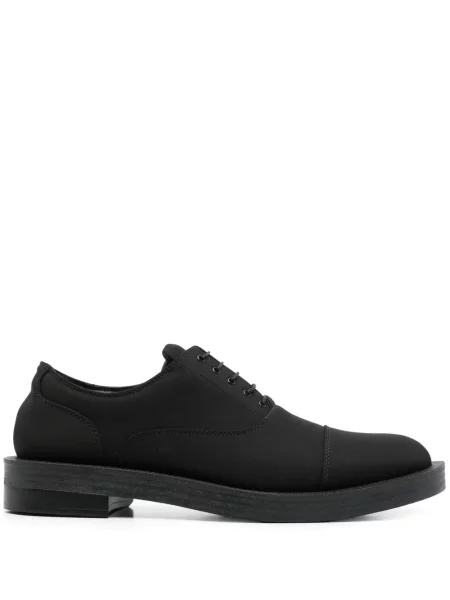 Oxford Clarks din țesătură twill negru