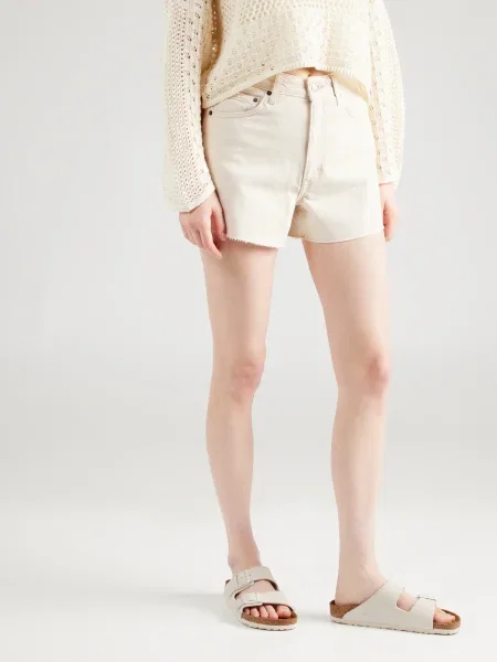 TOPSHOP Jeans lână alb