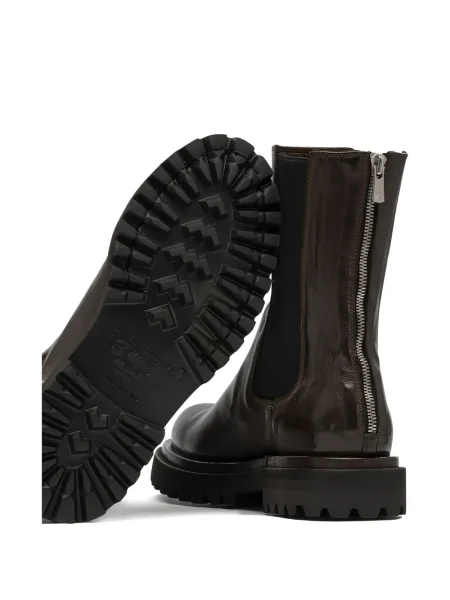 Botine chelsea Officine Creative maro
