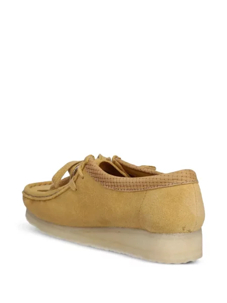 Кожени ниски обувки Clarks Originals жълто