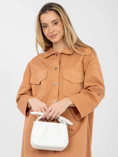 Obleka srajčna obleka Rue Paris bela